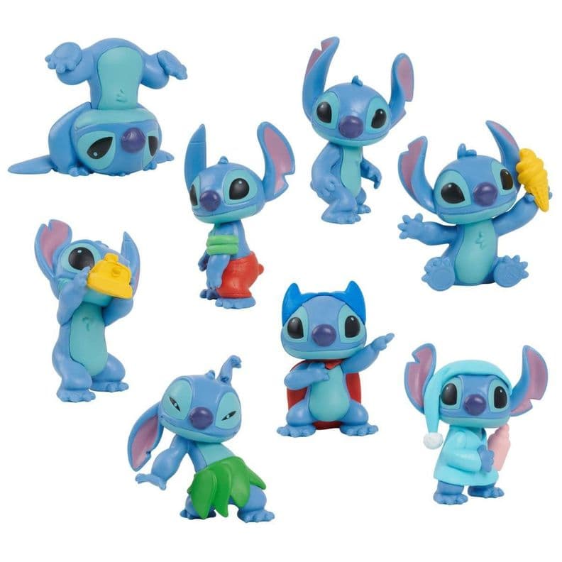 Figuras STITCH coleccion 8 figuras de accion