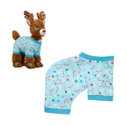 Pijama Build a Bear celeste dulces navidenos
