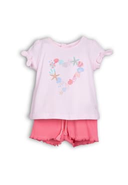 Conjunto Bebe Rosado Pillin (PVC654-25ROS) 0 A 3 Meses