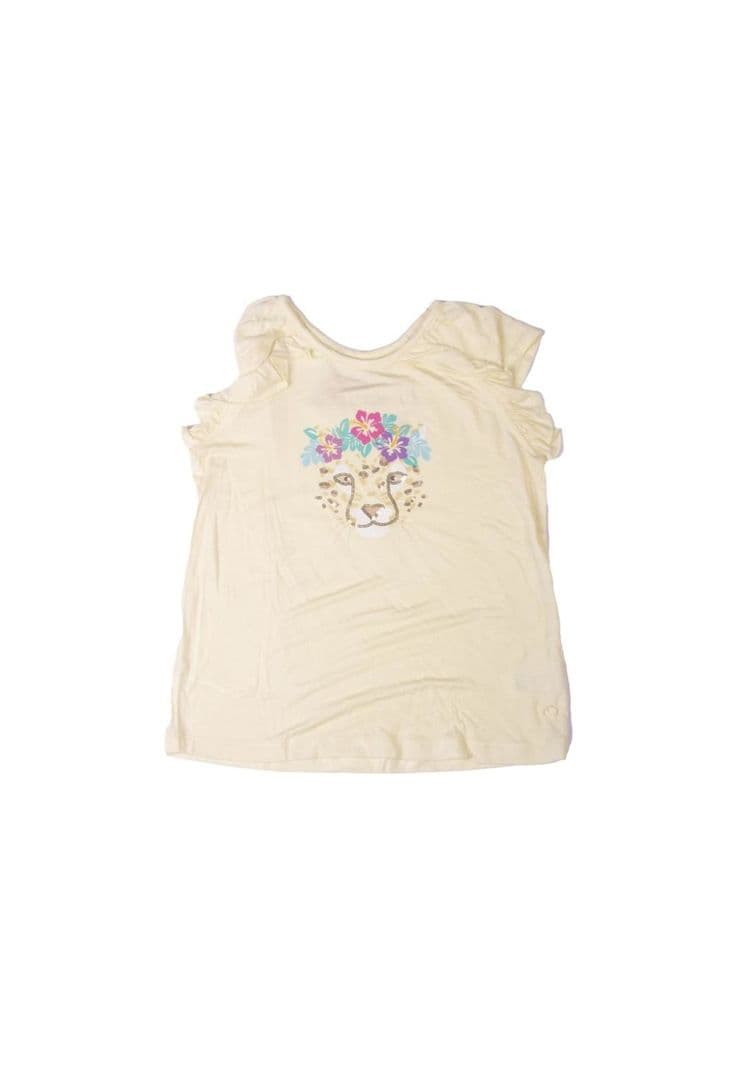 Polera Nina Vainilla Pillin Amarillo Claro 12 anos