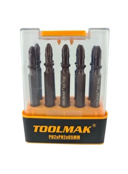Puntas Phillips Ph2 Doble Magnetico 10pcs Tmk19710