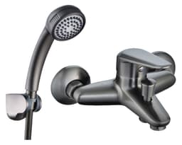 Monomando de tina ducha Euro gun metal