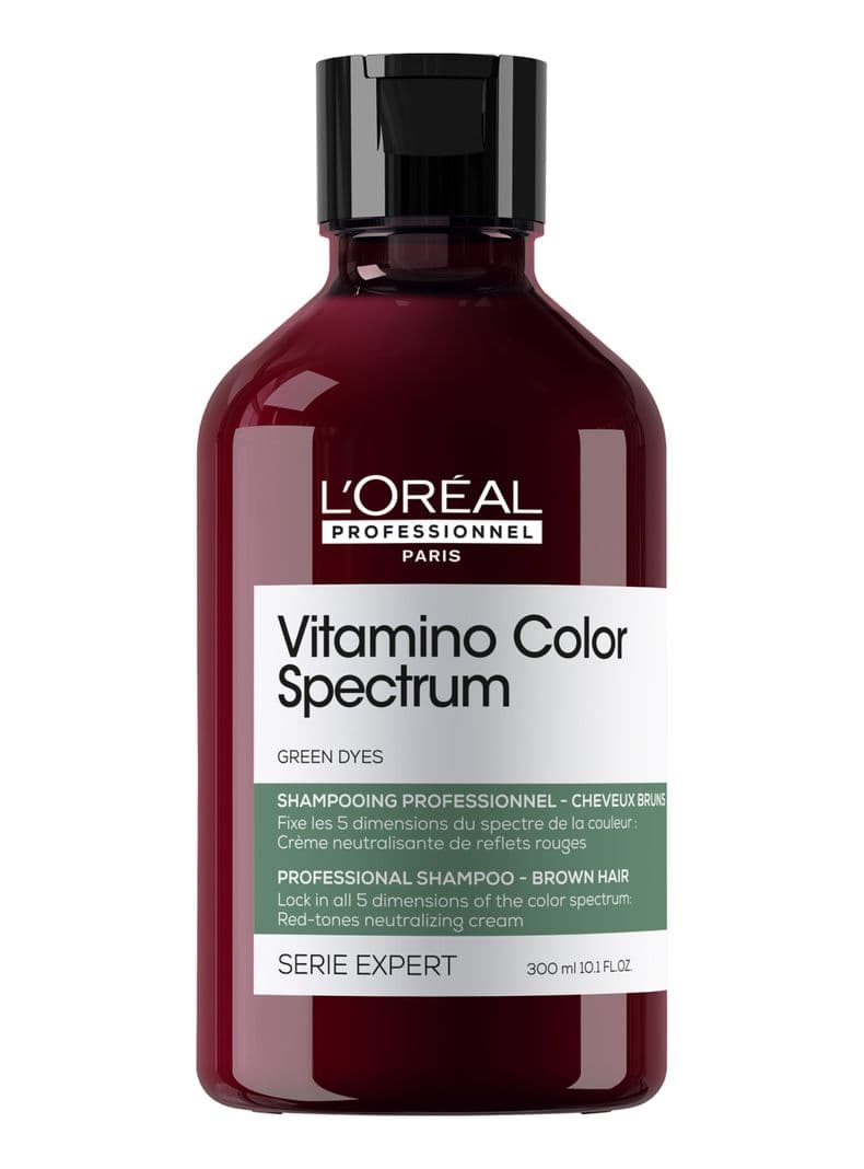 Shampoo Cuidado del Color Profundo Matizador Verde Vitamino Color Spectrum 300 ml