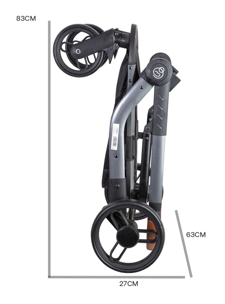 Coche Cuna Travel System Bebe Taurus con Base Beige