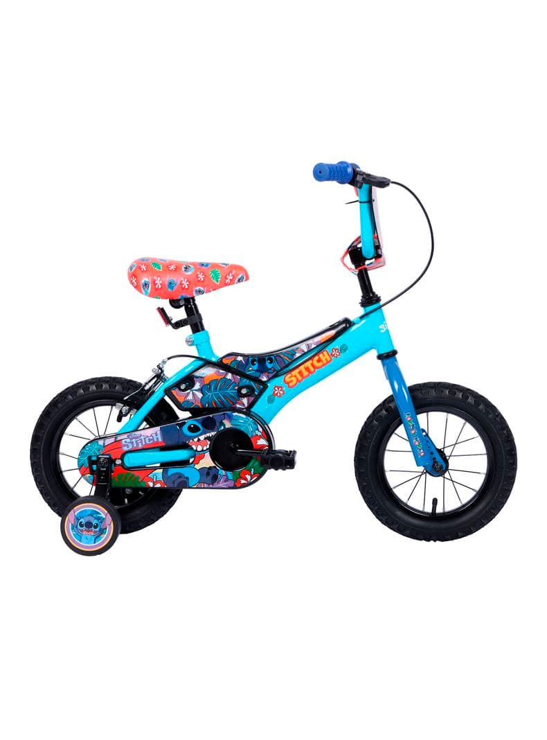 Bicicleta Infantil Stitch Aro 12' Azul