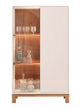 Vitrina Mondrian Abatible Natural