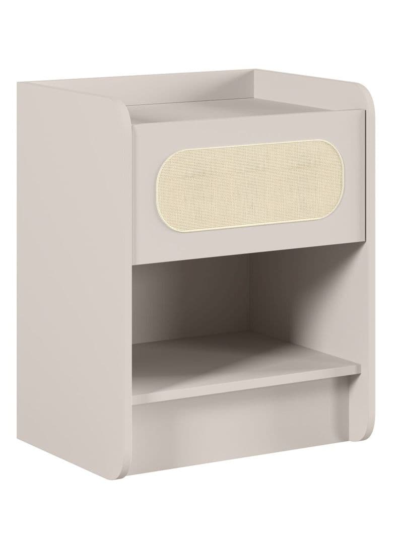 Velador Duna Blanca 1 Cajon Blanco