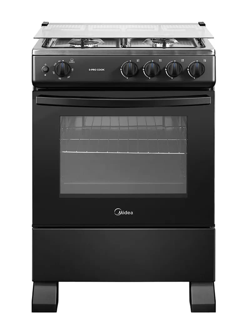 Cocina a Gas 4 Quemadores MFO-MG24TCSSLBK Negro