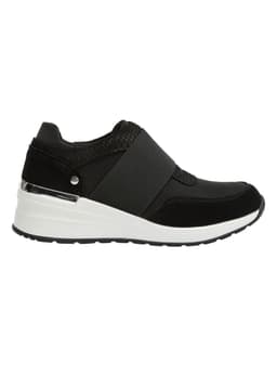 Zapatilla Urbana Brm0356 Slip On Mujer Negro 35