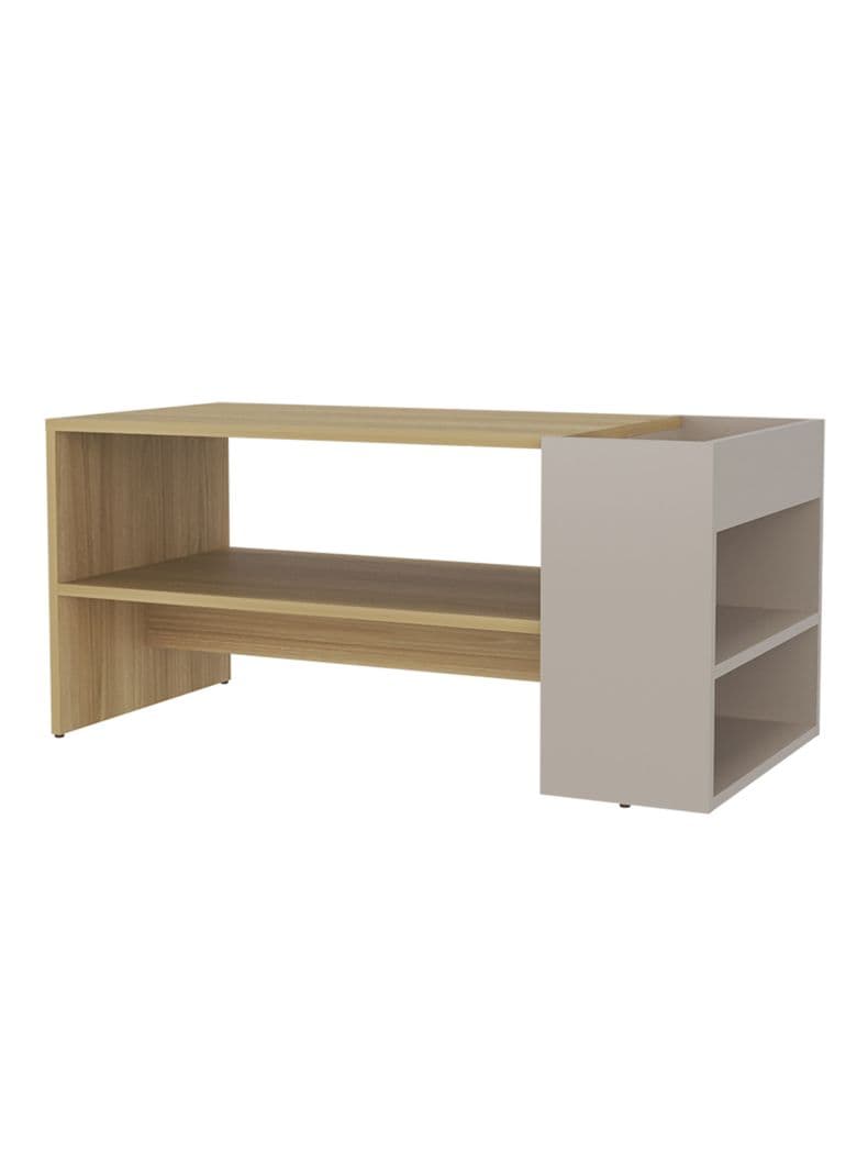 Mesa de Centro Adel 42x91x45 cm Capri y Fresno Cafe Claro