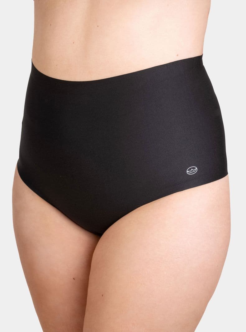 Hikini Alto Corte Laser Negro S