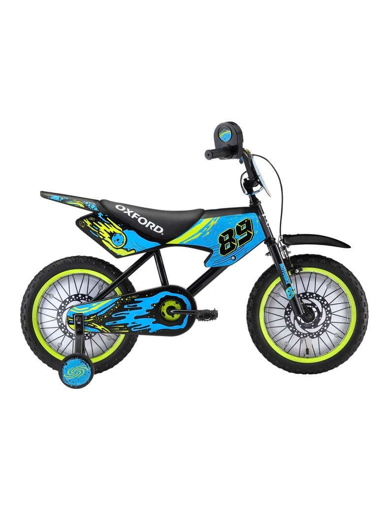 Bicicleta Infantil Moto Bike Aro 16'' Unisex Negro