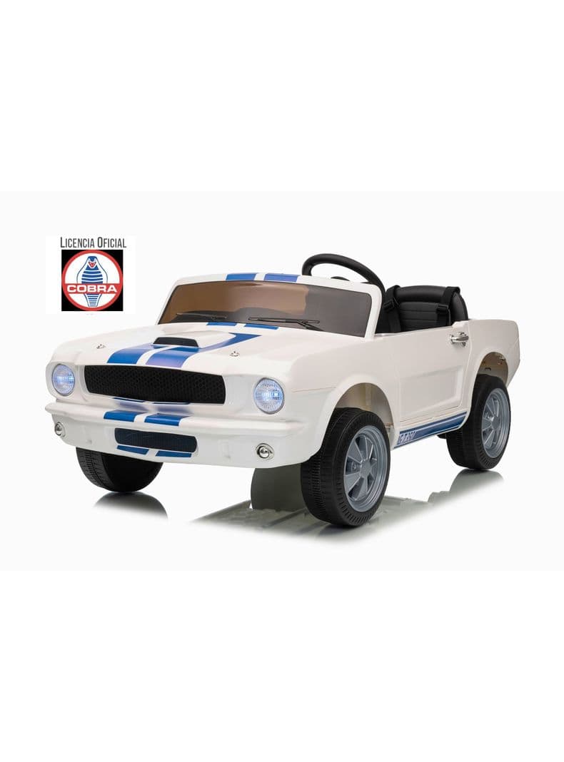 Auto a Bateria Shelby Gt350 12v 2 Motores Blanco