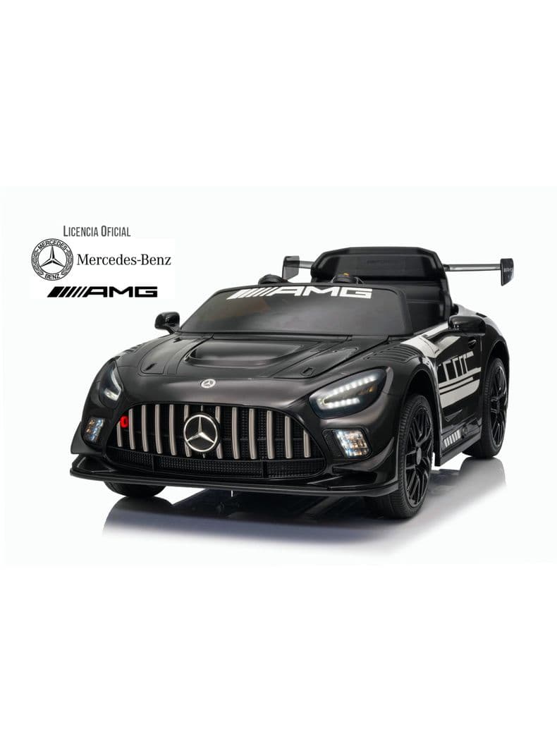 Auto a Bateria Mercedes Benz Amg Gt3 12v 2 Motores Negro