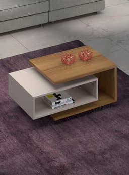 Mesa de Centro Diva 52x88 cm Cafe Claro