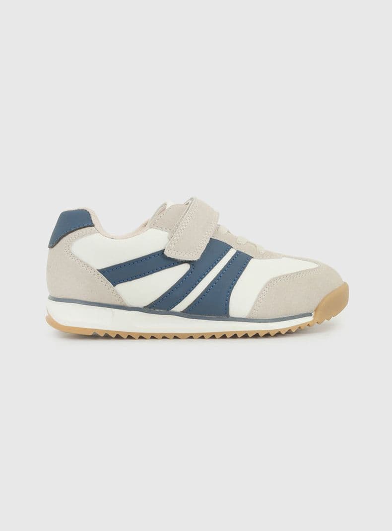 Zapatilla Urbana Lifestyle Cordon Elastico Nino T.28 a T.33 Blanco