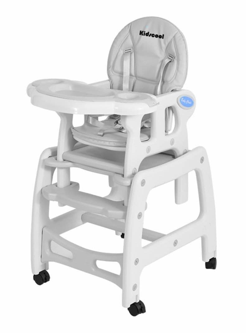 Silla de Comer New 3 Funciones Gris Claro
