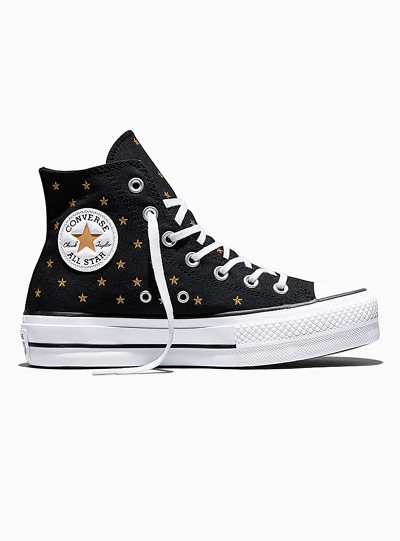 Zapatilla Urbana Chuck Black Taylor All Star Lift Unisex Negro 36
