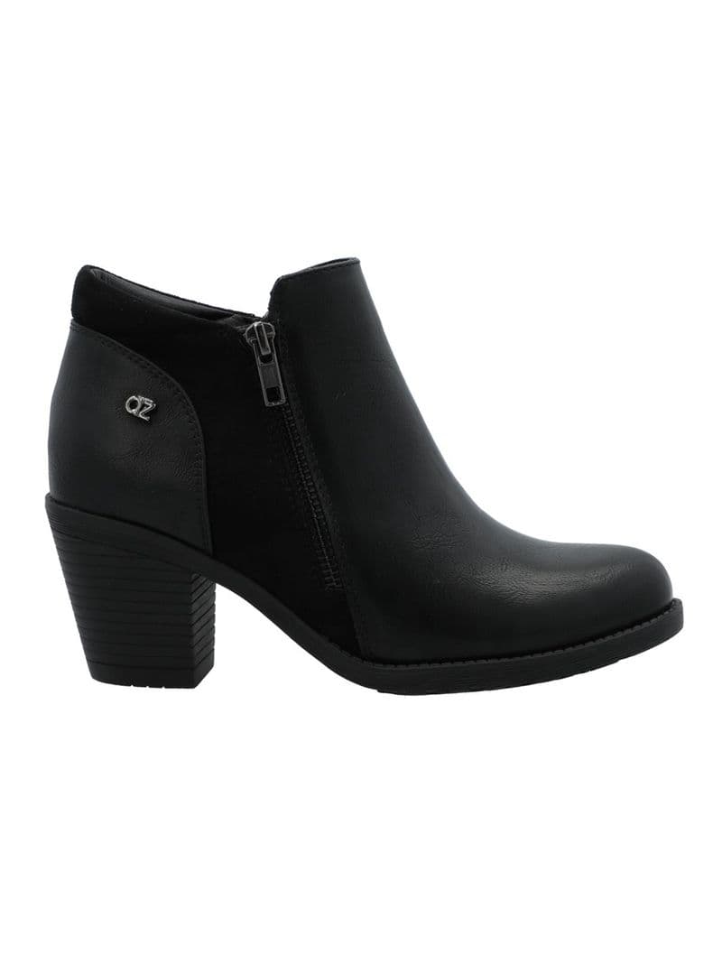 Botin Paola Taco Cuadrado Mujer Negro 36