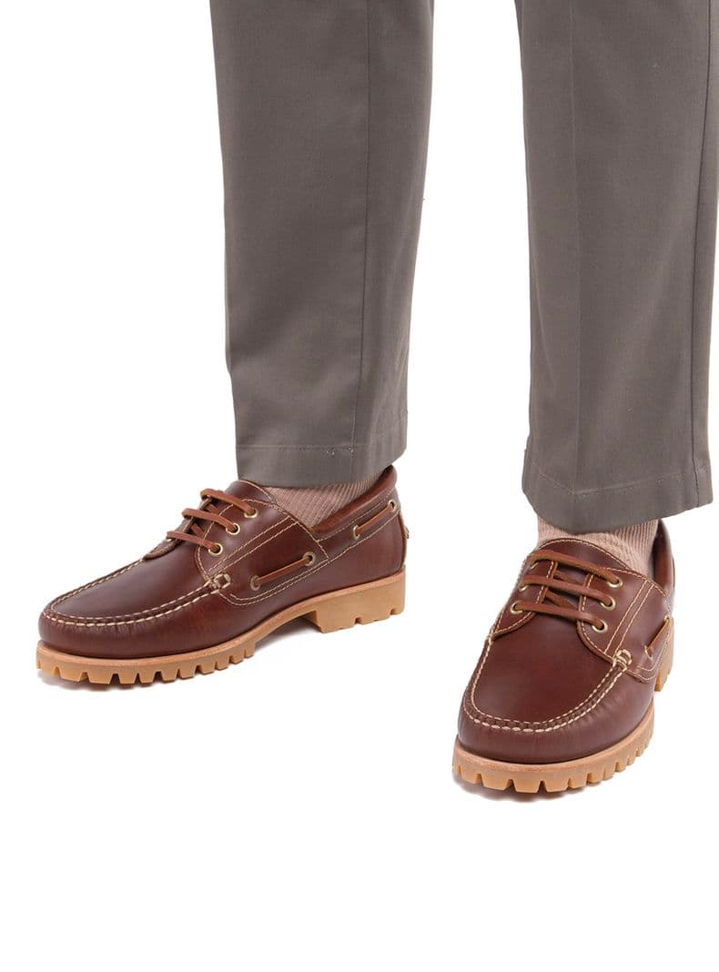 Mocasin Varsovia36020 Cuero Hombre Cafe Oscuro 39
