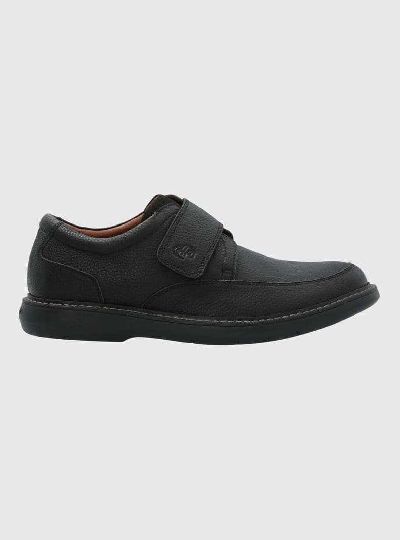 Zapato Casual Hombre Iowa Cuero Negro 39