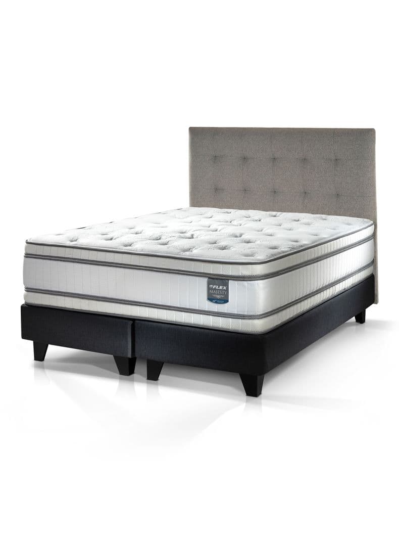 Cama Europea King Majesty + Respaldo Design