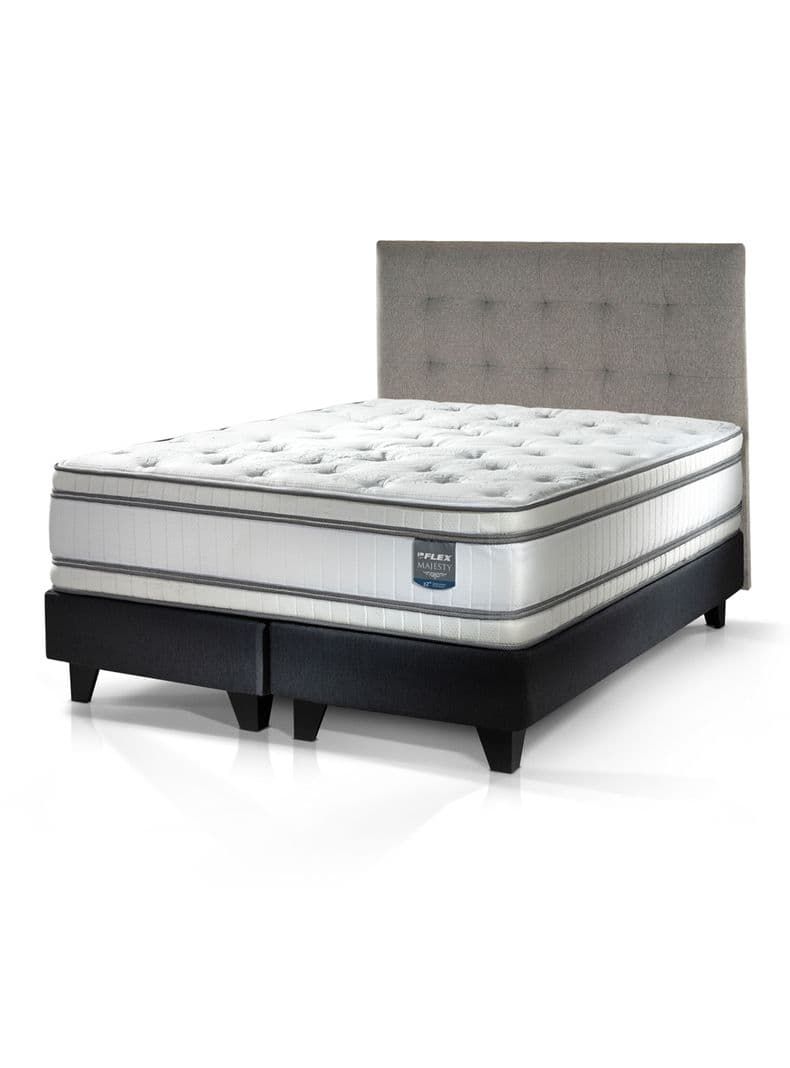 Cama Europea Super King Majesty + Respaldo Design