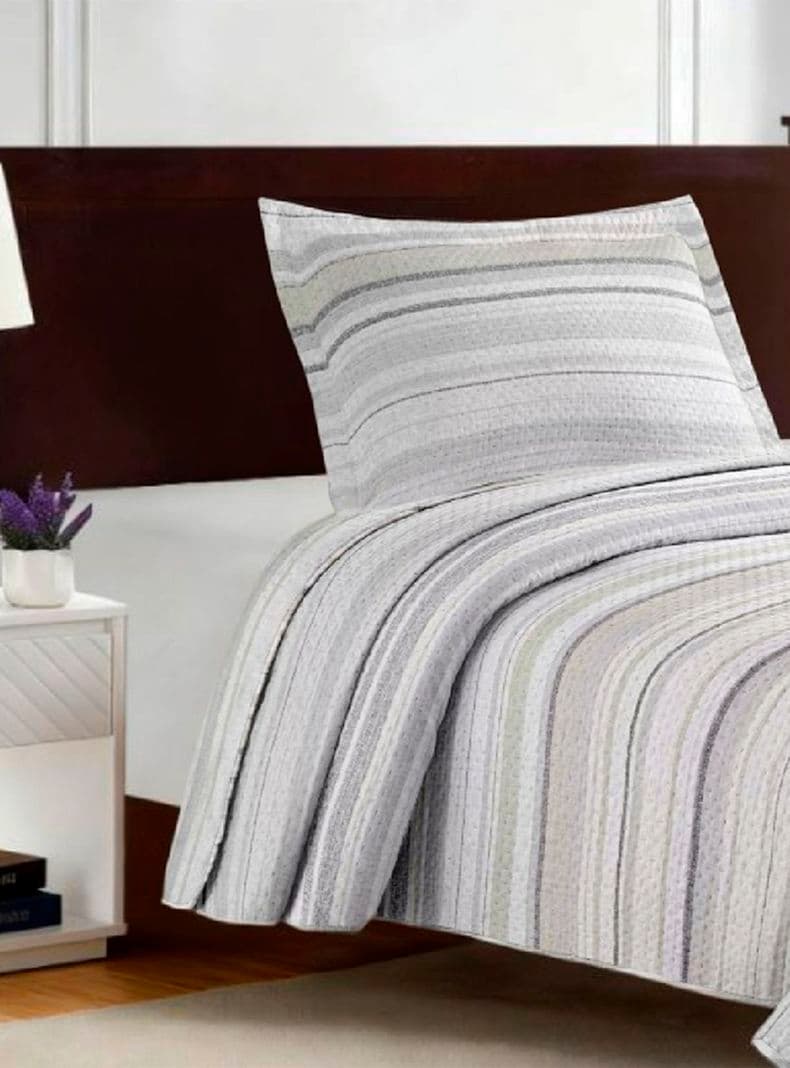 Quilts Breda 1.5 Plazas Gris