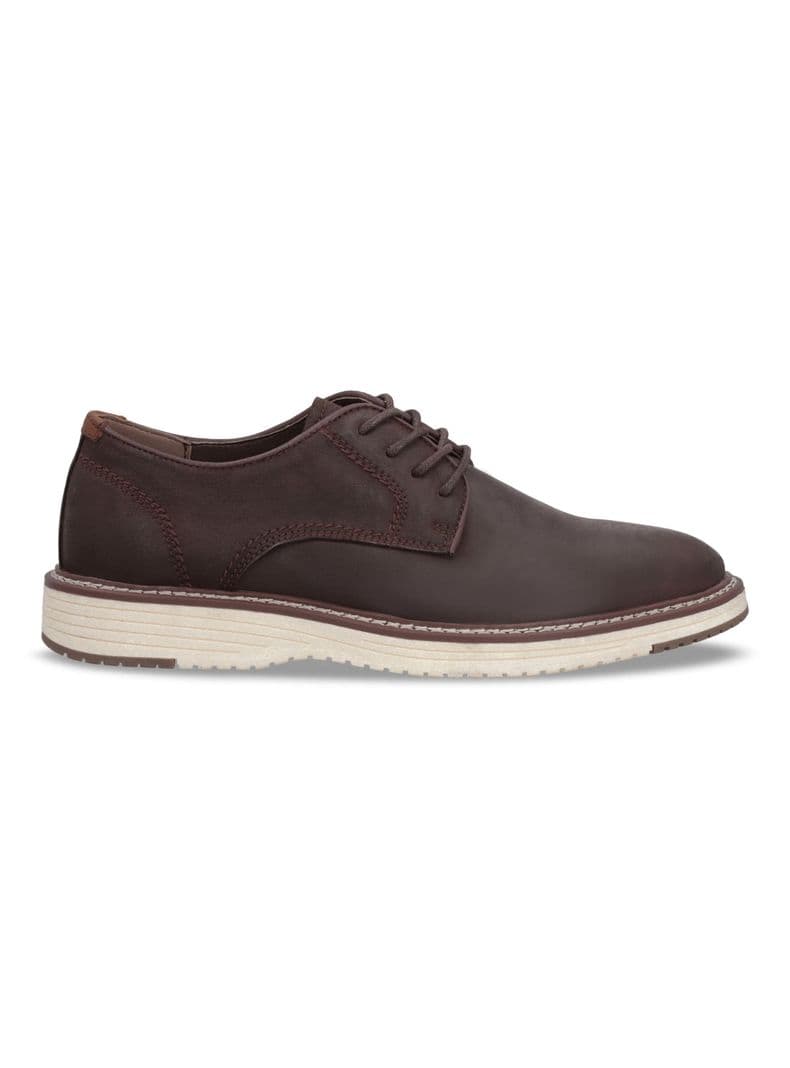 Zapato Casual Bons Cuero Hombre Cafe 39