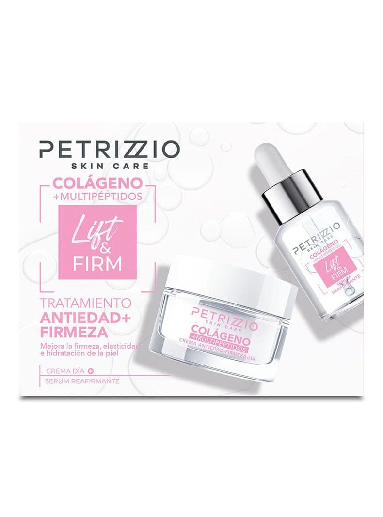 Set Tratamiento Antiedad y Firmeza Crema Colageno + Serum