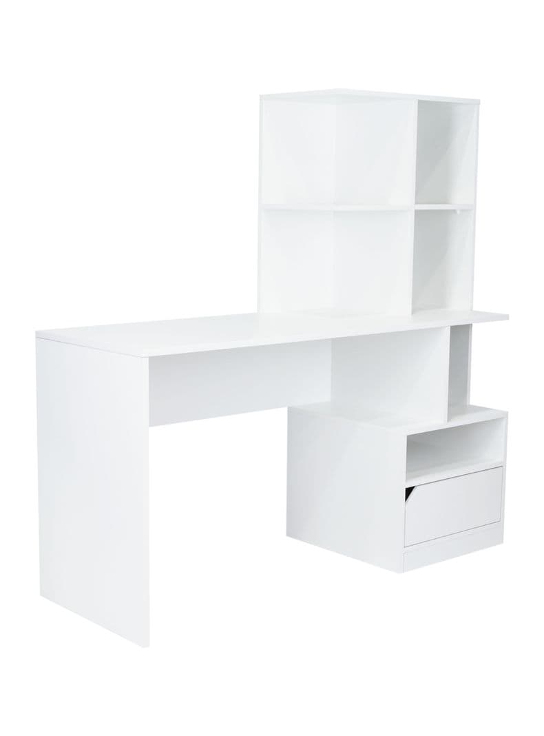 Escritorio Biblioteca 1 Puerta Alito 140.0x140.0x50.0 cm Blanco
