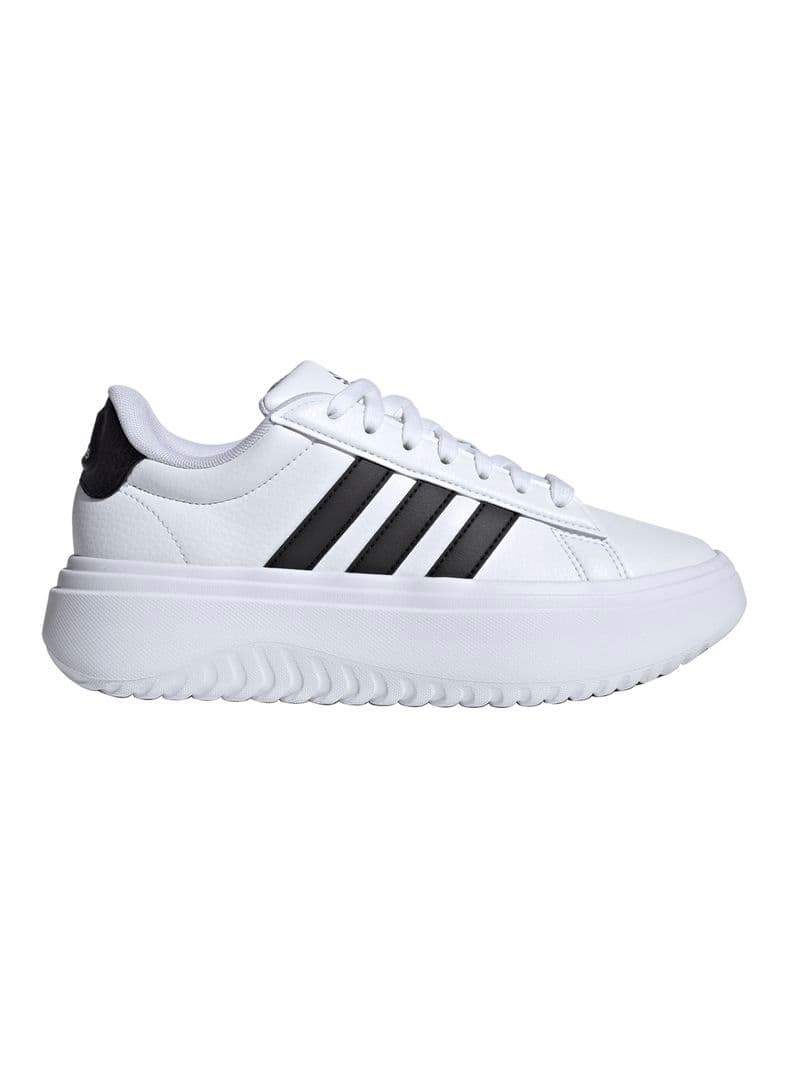 Zapatilla Urbana Logo Grand Court Plataforma Mujer Blanco CL 36.5 | US 5.5 | 22.5 CM