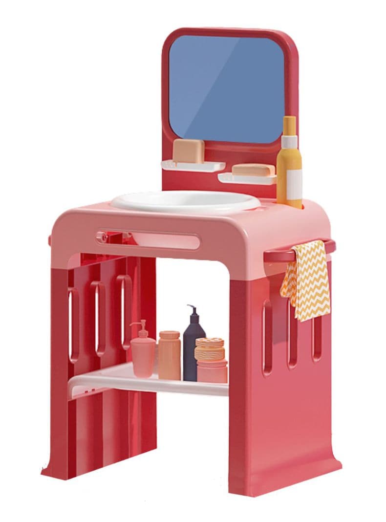 Lavamanos Infantil Montessori Estacion de Aseo Rosado