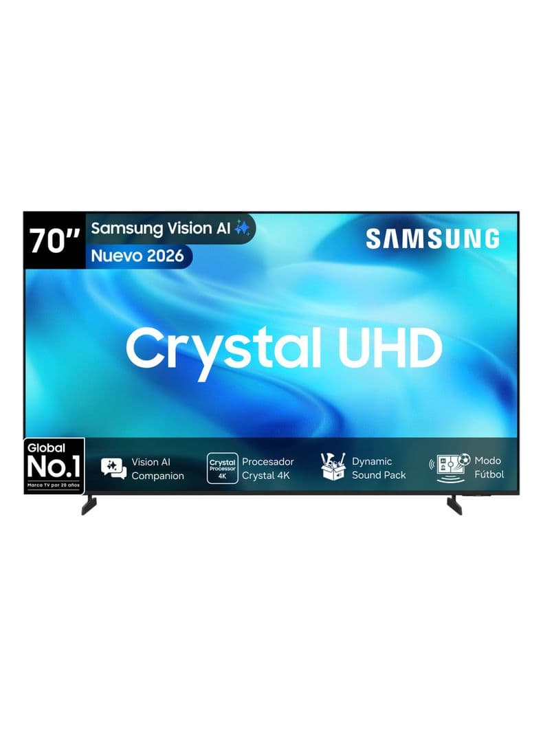 LED Smart TV 70'' 4K Crystal UHD Vision AI U8000H 2026