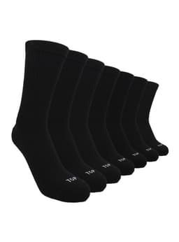 Pack 7 Calcetin Largo Sport Negro