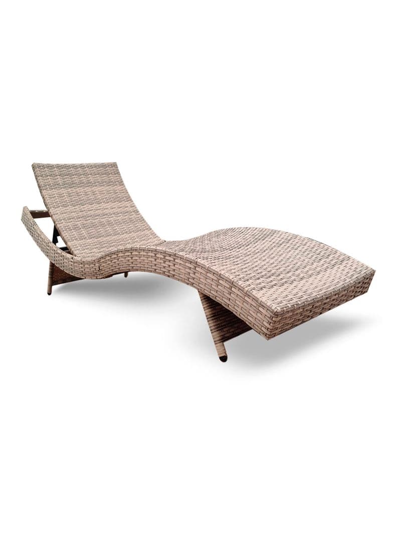 Reposera Ratan Scala Beige Oscuro