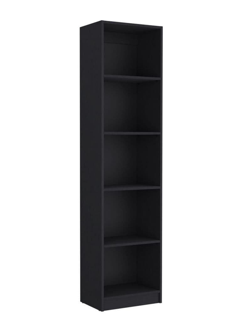 Estante Biblioteca Home 4 Repisas 180.6x45x29.9 cm Wengue Negro