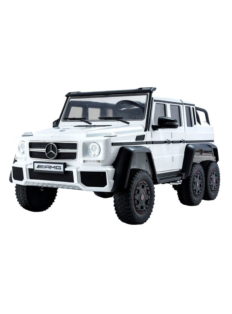 Auto a Bateria G63 Mercedes 6X6 Blanco