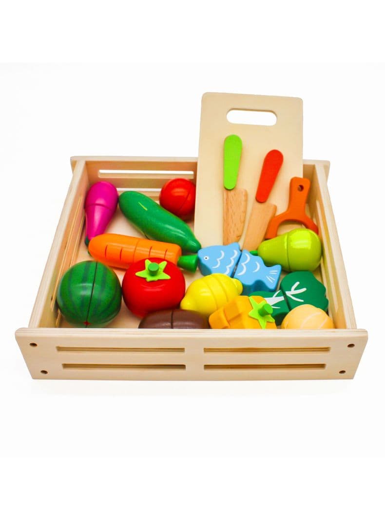 Didactico Frutas y Verduras 18 Piezas