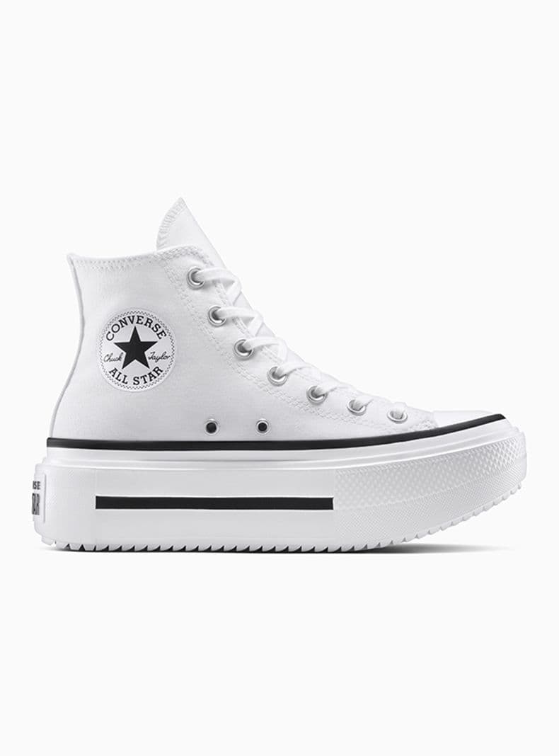 Zapatilla Urbana Double Stack Taylor All Star Lift Mujer Blanco 36