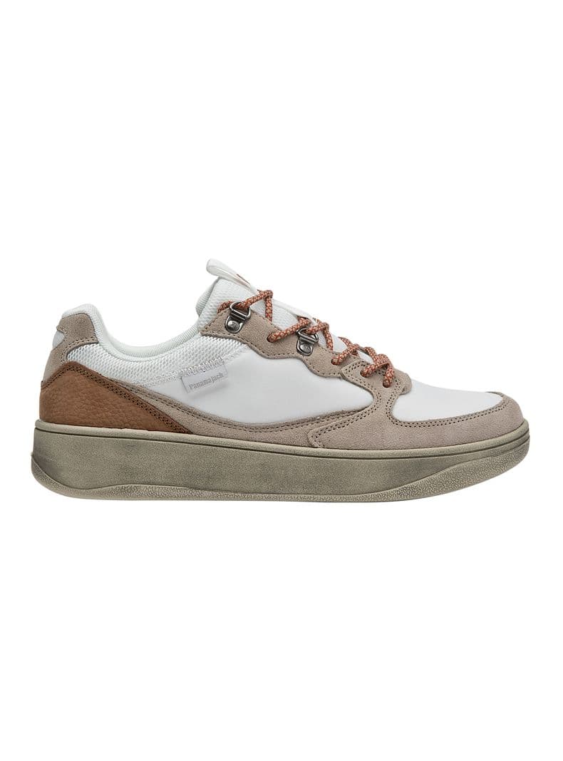 Zapatilla Urbana Logo Cuero Pjh0020 Hombre Blanco 41