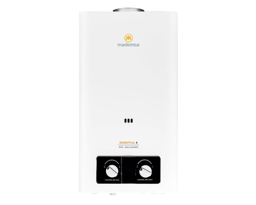 Calefont tiro natural 8 litros gas licuado Essential Eco