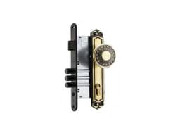 Cerradura embutida pomo acceso Barroco bronce Poli