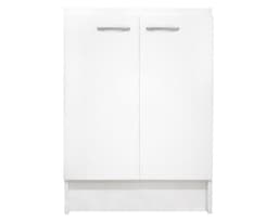 Mueble base lavaplatos 2 puertas Frutillar blanco Mobikit