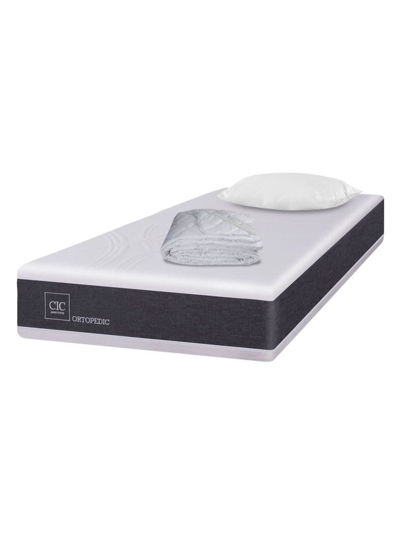 Colchon New Ortopedic 1.5 Plazas + Textil