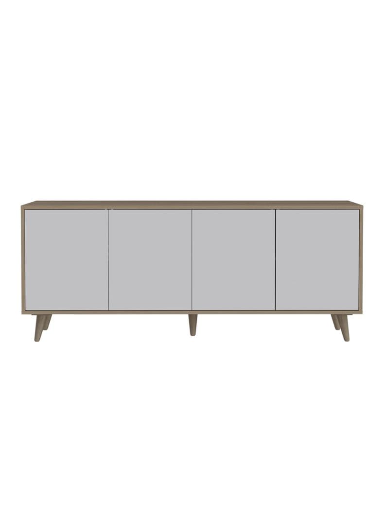 Rack para Tv Bora (1C) Rovere+Blanco Mqz Beige