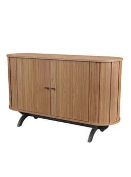 Buffet 2 Puertas Tb289 130 cm Curvo Cafe