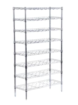 Rack Acero Cromado 72 Botellas Vino 36x91x160 cm Plata