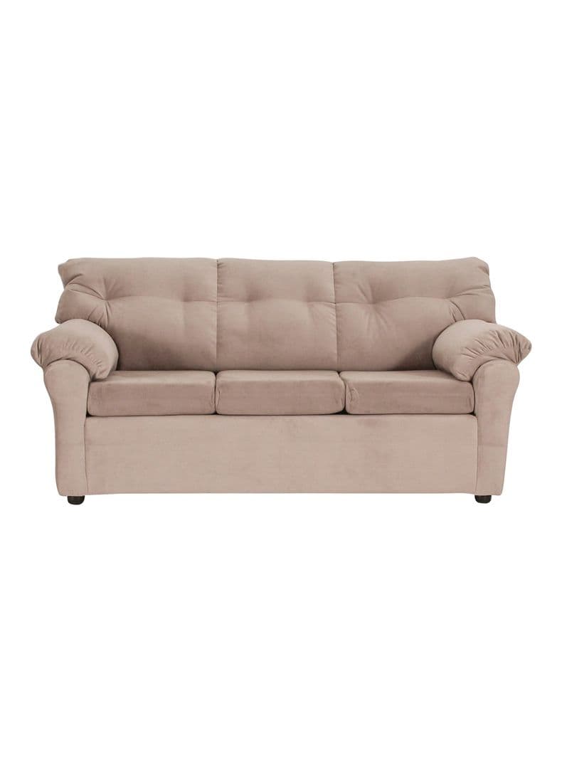 Sofa Felpa America 3 Cuerpos Beige