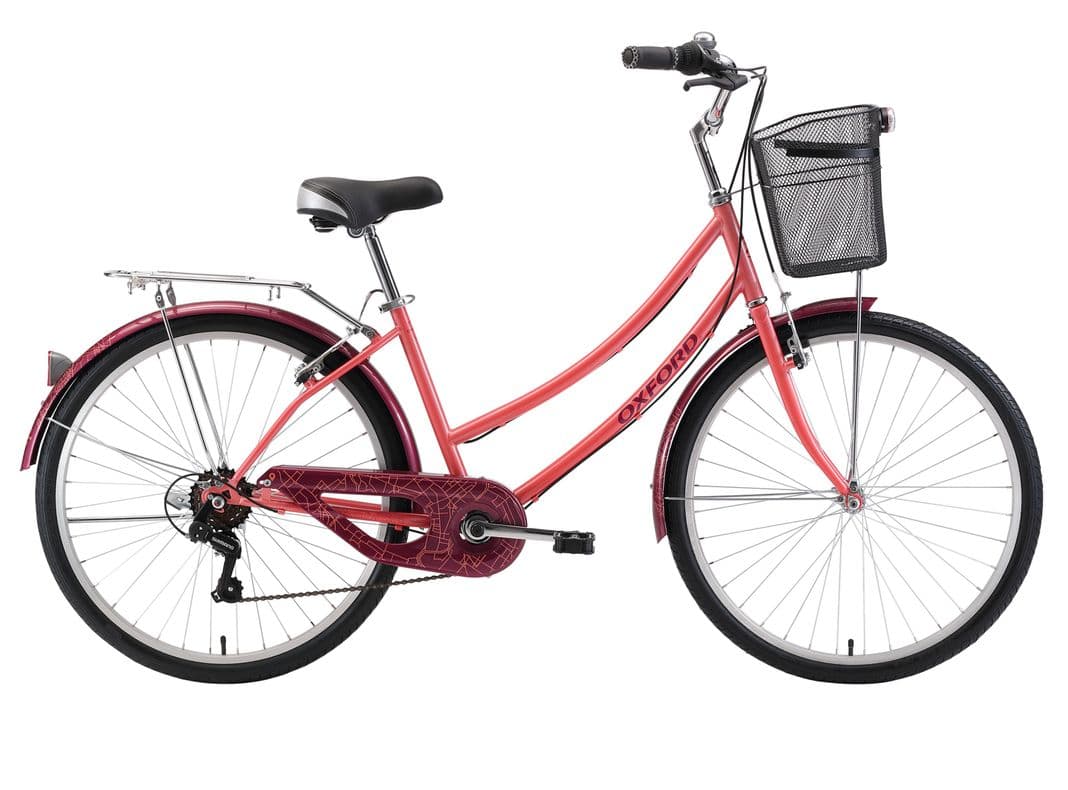 Bicicleta de Paseo Cyclotour Talla M Aro 26" Rosado Pastel